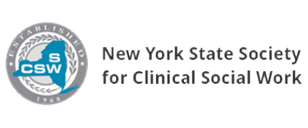 New York State Society for Clinical Social Work circular and text logo.