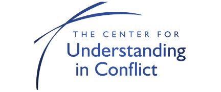 The Center for Understanding in Conflict logo.